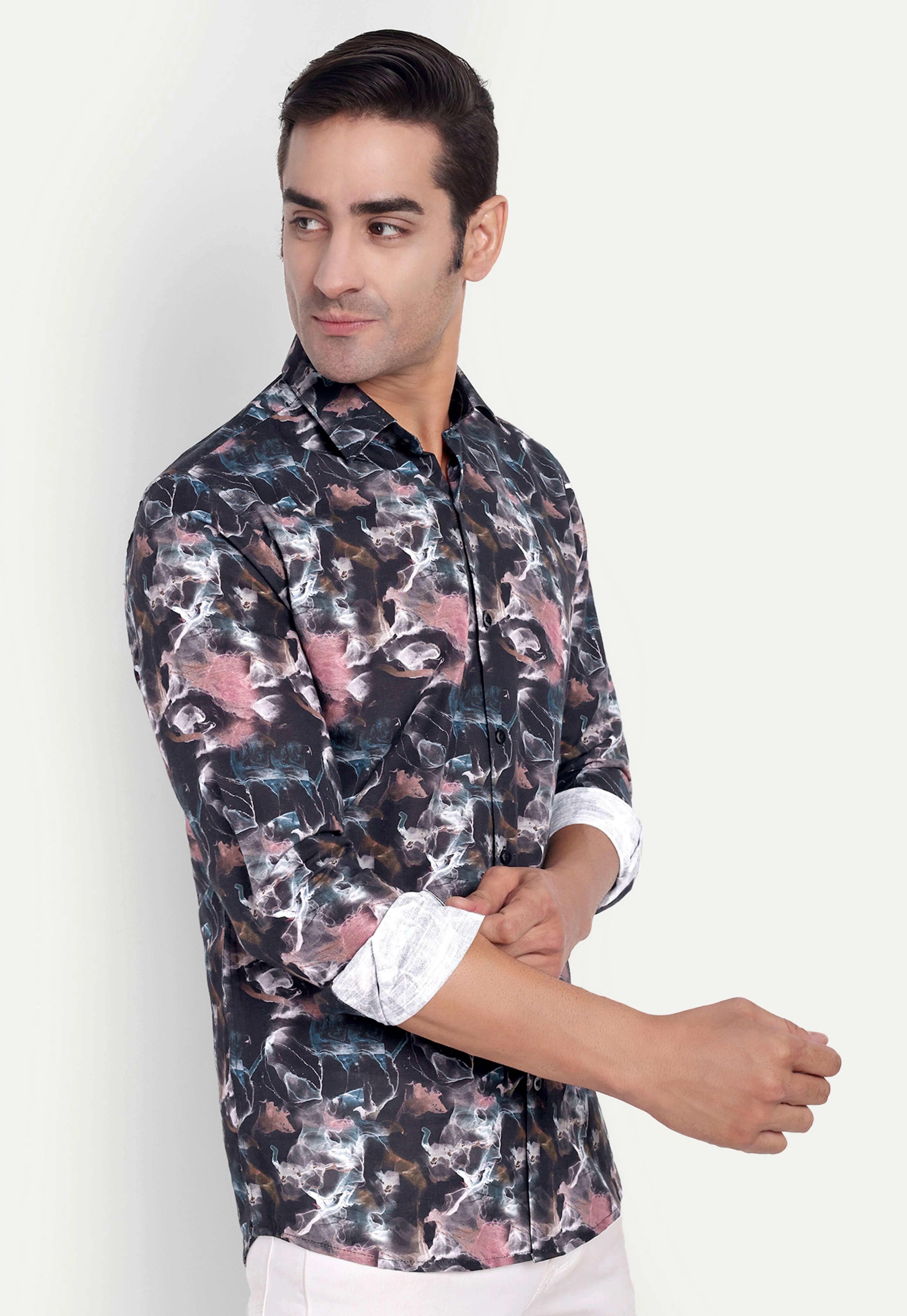 Shadow Petals Full Sleeve Shirt